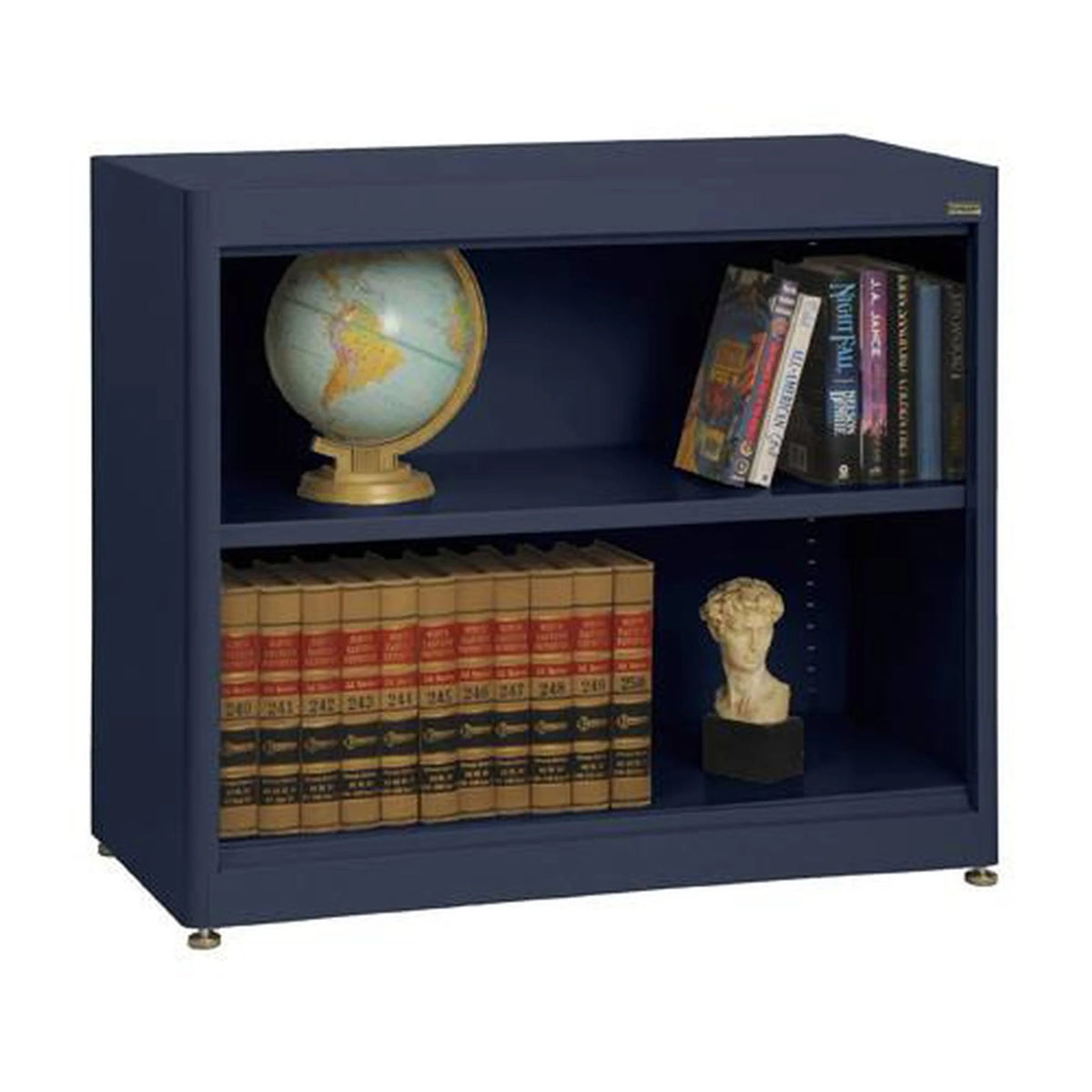Navy Blue Bookcase J5305