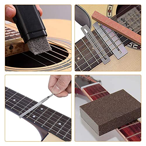 72PCS Guitar Repairing Maintenance Tool Kit with Strings Picks V584137