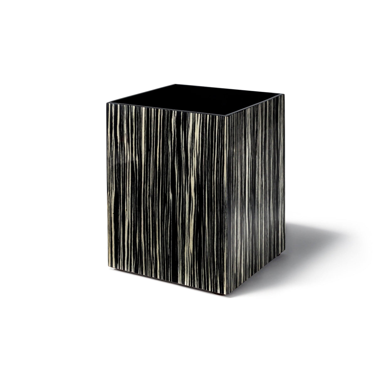 Ebano Veneer Wood Wastebin T24973