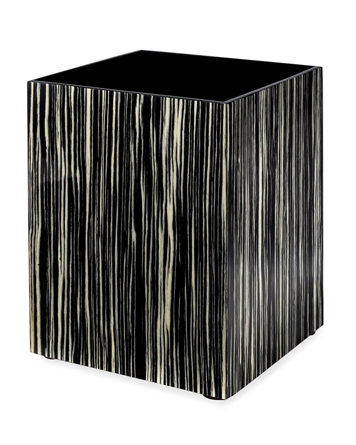 Ebano Veneer Wood Wastebin T24973