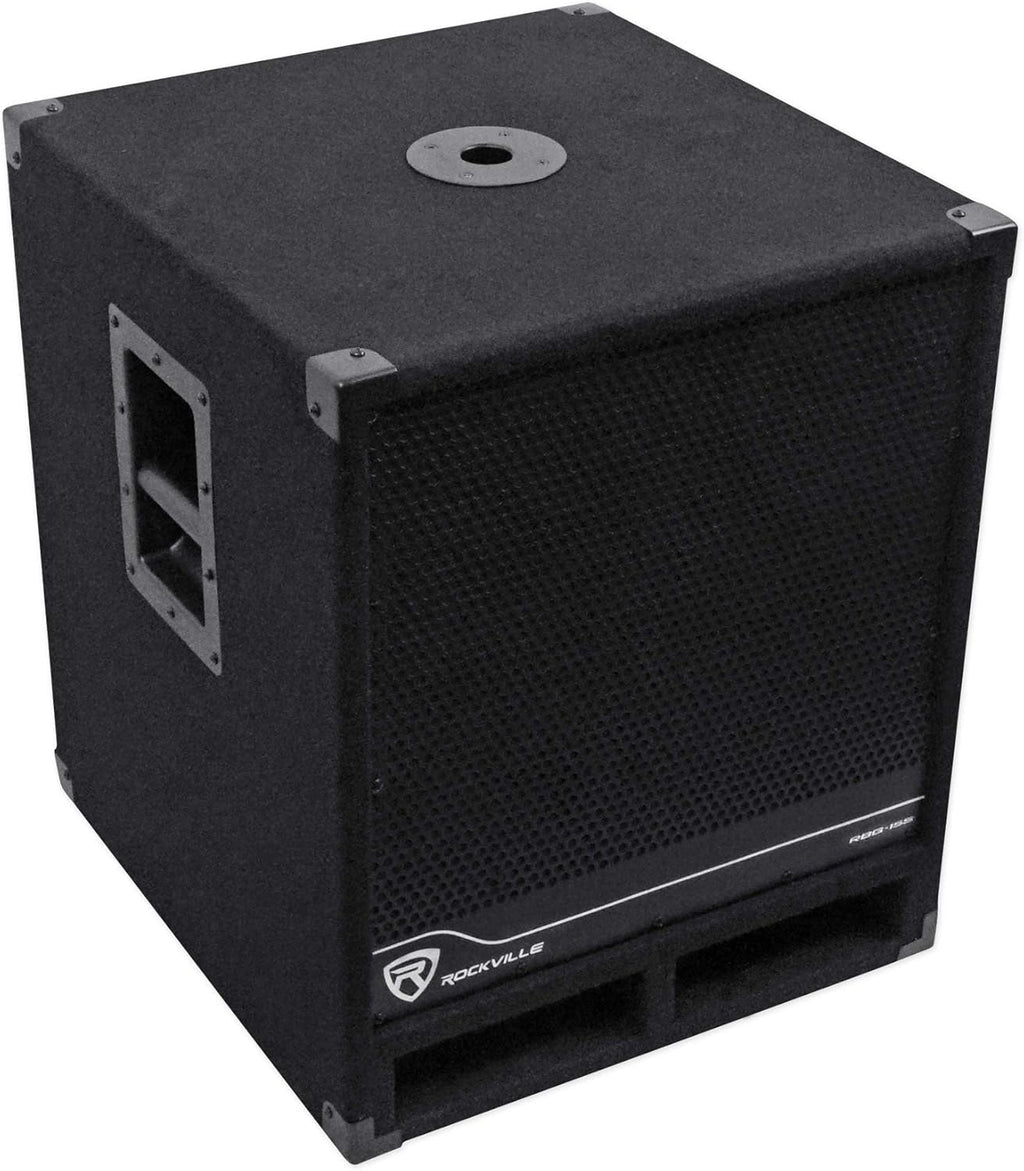 15" 1600w Active Powered PA Subwoofer with Steel Casters X298