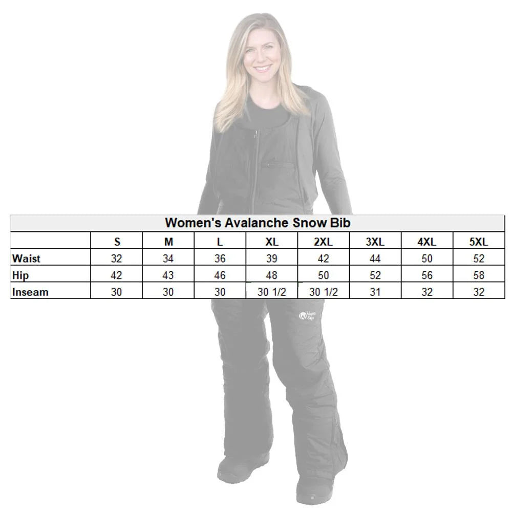 Black 3XL Snow Bib G599