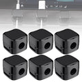 Black 6 Pcs Magnetic Cable Organizer Clips W80863