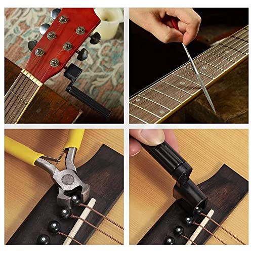 72PCS Guitar Repairing Maintenance Tool Kit with Strings Picks V584137