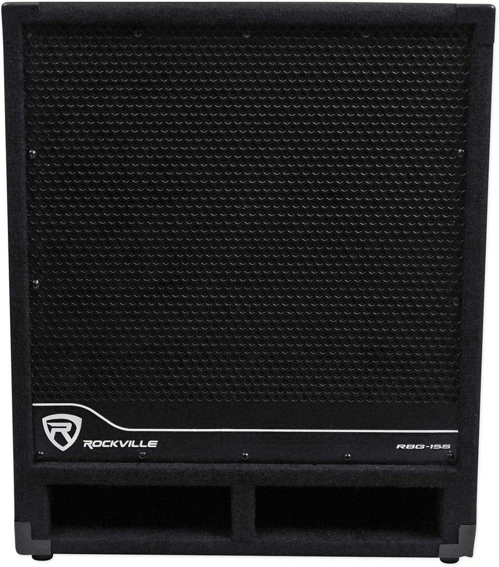 15" 1600w Active Powered PA Subwoofer with Steel Casters X298