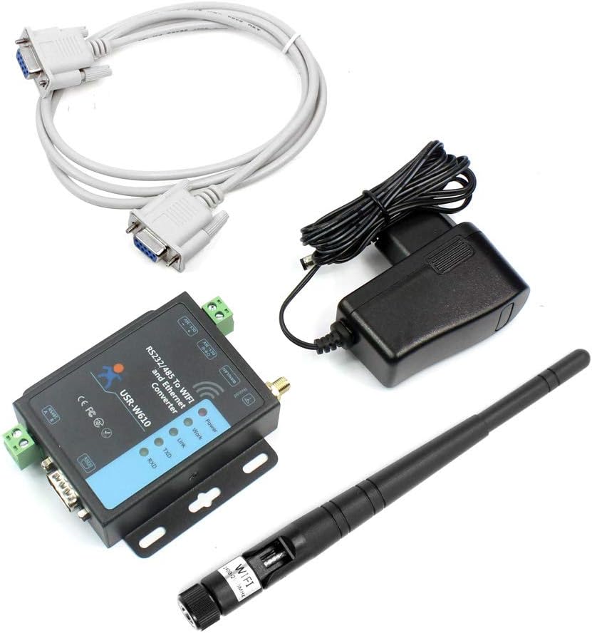 Serial to WiFi and Ethernet Converter Pack of 2 A555