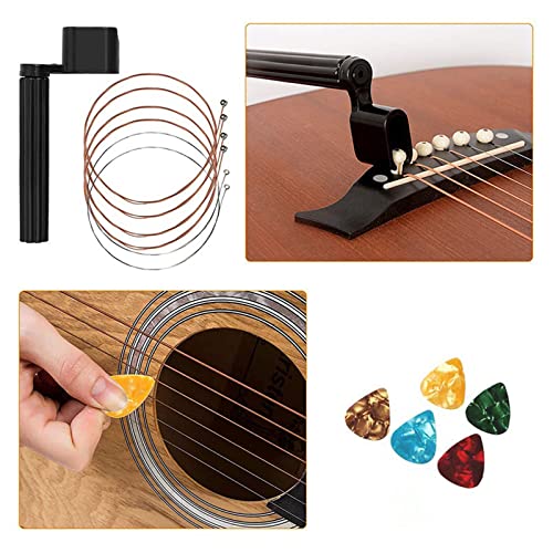72PCS Guitar Repairing Maintenance Tool Kit with Strings Picks V584137