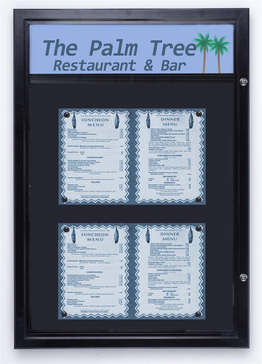 Magnetic Black Board Menu Cases C271