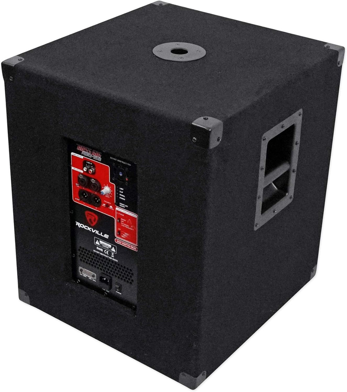 15" 1600w Active Powered PA Subwoofer with Steel Casters X298