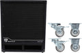 15" 1600w Active Powered PA Subwoofer with Steel Casters X298
