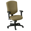 Highback Fabric Chair Black Frame Y9553